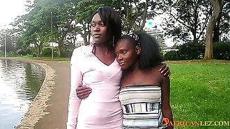 Nigeria girl and Ghana girl have lesbian sex